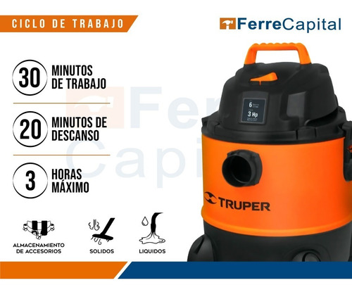 Aspiradora De 6 Galones Truper 12092