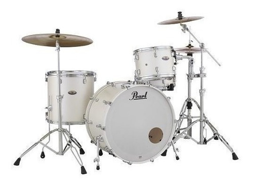 Batería Pearl Decade Maple Bombo 24 Whait Satin Pearl Cuo