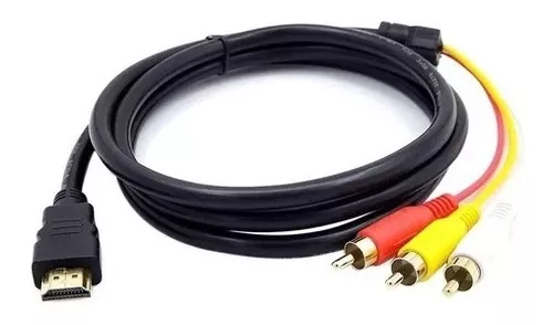 Cable conversor de audio y vídeo HDMI macho a RCA de 1,5 m