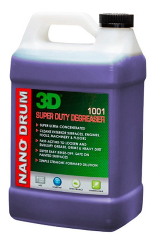 3d Super Duty Degreaser Nano Desengrasante Hyper Concentrado