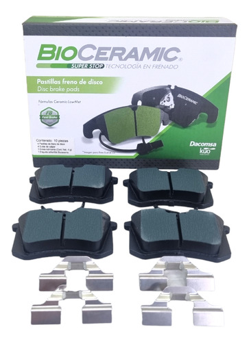 Balatas Traseras Para Seat Ibiza 1.6l 2017- 2023 Bio7335d340