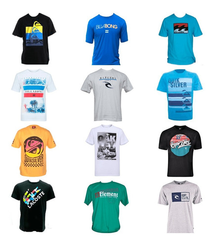 Kit 25 Camiseta Camisa Masculina Estampada Atacado Revenda