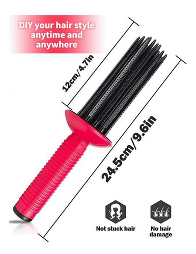 Peine Rizador De Aire Caliente, Rollo Para Peinar El Cabello