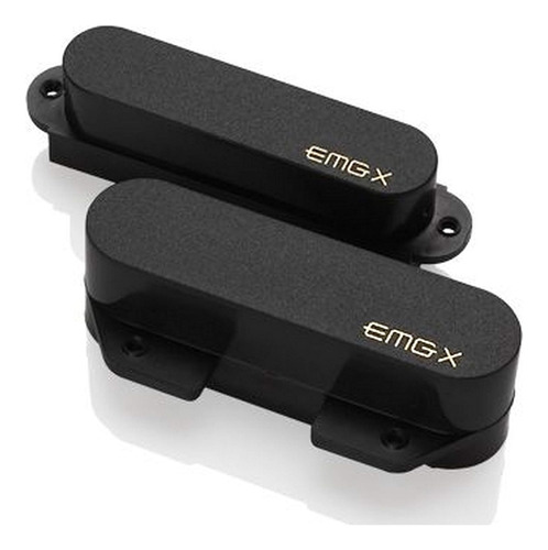 Set De Pastillas Activas Emg Tx X Series Tele Negro