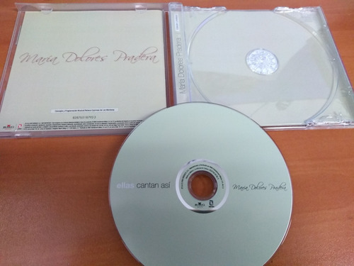 Maria Dolores Pradera, Ellas Cantan Asi, Cd Album Año 2003. (Usado)