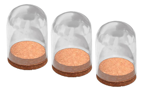 2/3/4/5/6 Piezas Bell Doom Cover Jar Case Base De Corcho