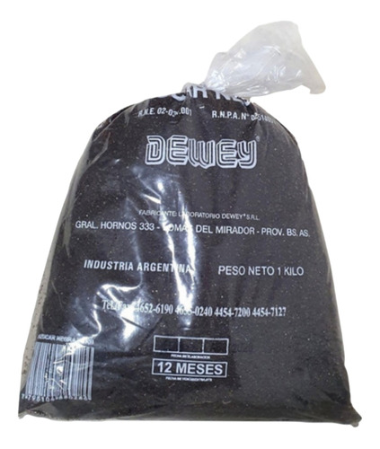 Azúcar Dewey Negra X1kg - Cotillón Waf