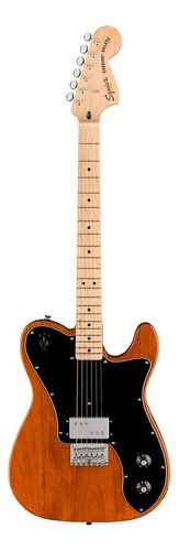 Squier, Guitarra Eléctrica Esquire Deluxe Color Mocha Color Marrón Material del diapasón Maple Orientación de la mano Diestro