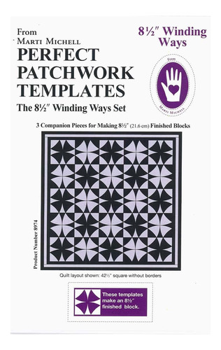 8 1 2  Forma Bobinado Perfecto Plantilla Patchwork