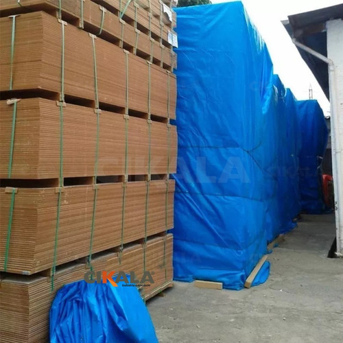 Lona Azul 300 Micras Reforçada Impermeavel Multiuso 15x15 M