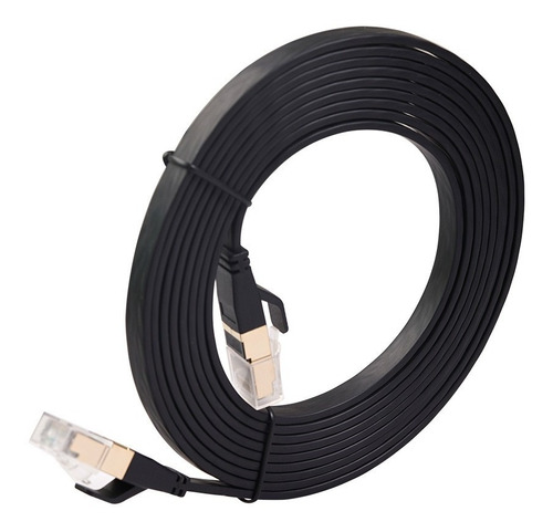 Cable Red Plano Categoria 8 Cat8 Rj45 Utp Ethernet 5m 40gbps