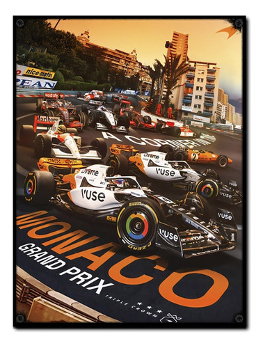 #1616 - Cuadro Decorativo Vintage - Formula Uno F1 Poster 