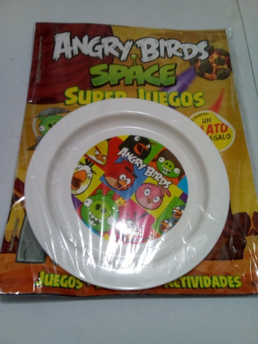 Revista Angry Birds C/plato Angry Space Nro 8