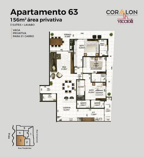 Apartamento Com 3 Dormitórios À Venda, 132 M² Por R$ 929.865,00 - Canto Do Forte - Praia Grande/sp - Ap1808