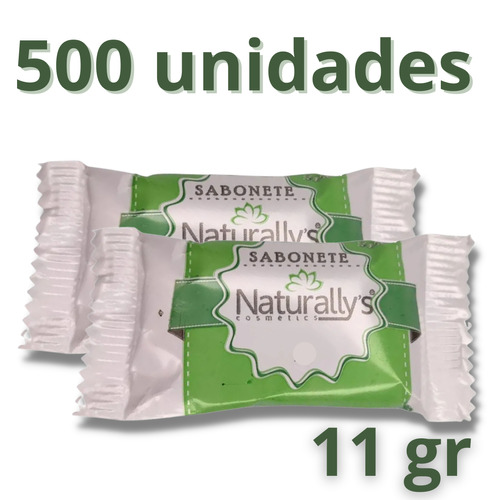 500 Mini Sabonete 11 Gramas Naturallys Hotel Pousada Hospital