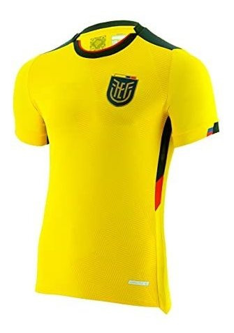Camiseta De Futbol Ecuador 2022 Talla Large Color Amarillo