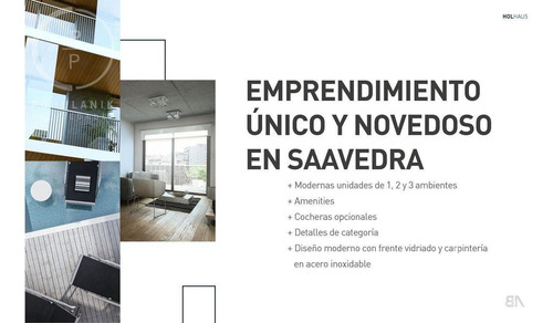 Imagen 10 de 14 de Excelente 2 Ambientes A Estrenar En Saavedra. Emprendimiento Holhaus.