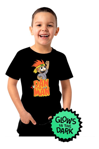 Playera Dan The Man Para Niños