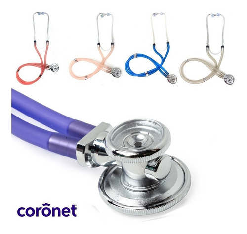 Imagen 4 de 7 de Estetoscopio Rappaport Profesional Adulto Pediatrico Coronet