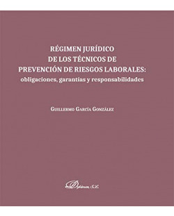 Libro Régimen Jurídico De Los Técnicos De Prevención De Ries