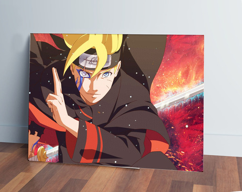 Cuadro Boruto, Uzumaki, Jogan 15 50x70 Mdf Memoestampados