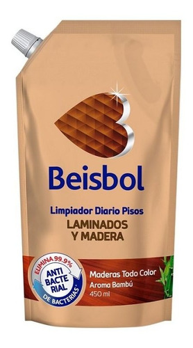 Limpiador Beisbol 450 Ml Pisos Laminados