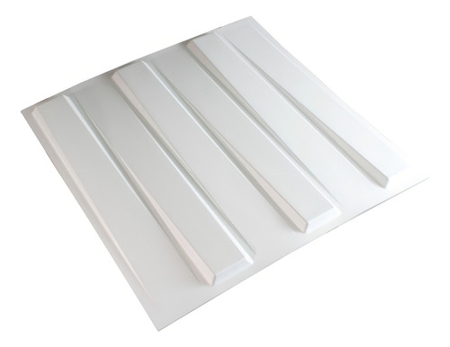 Panel Decorativo 3d Pvc Pared Bladet Blanco Decoform 10 Pzas