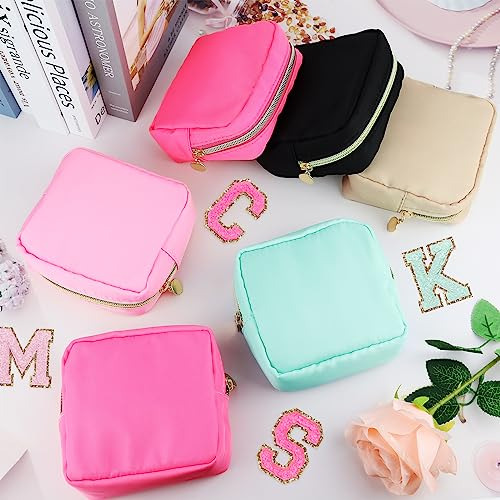 Juego De 9 Bolsas De Maquillaje Impermeables Beige