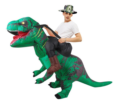 Disfraz Inflable De Dinosaurio Cos Mascot Para Hombre Adulto