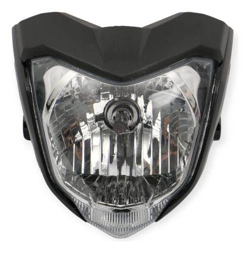 Faro Delantero Completo Para Yamaha Fz16 Negro Mtc