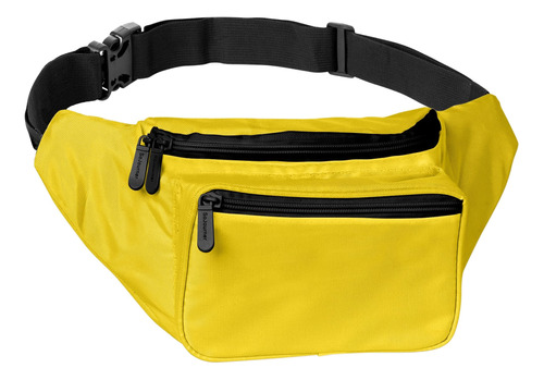 Bolsos Sojourner Unisex Riñonera C/correa, Color Amarillo