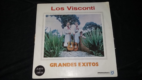 Los Visconti Grandes Exitos X 3 Lp Vinilo Bolero Colombiana