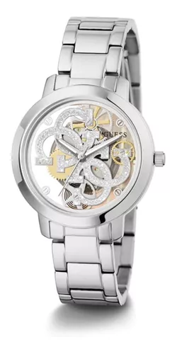 Reloj Guess Gw0300l1 Mujer Quattro Clear 100% Original