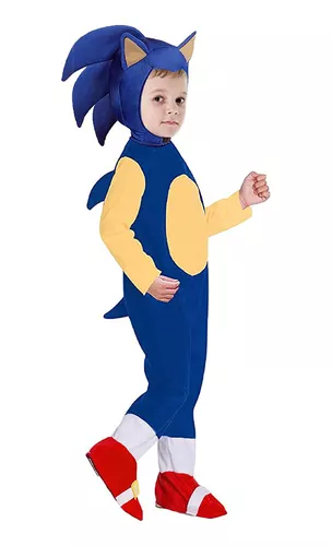 Roupa Do Sonic Infantil