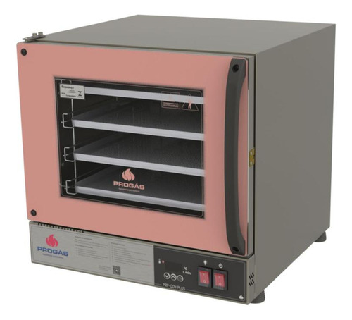 Forno Elétrico Turbo Progás Fast Oven 4 Assadeiras Cor Rosa 110v