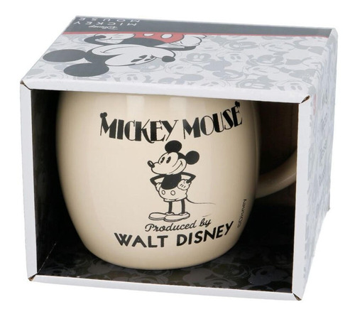 Imagen 1 de 3 de Mickey Mouse - Tazon De Ceramica - Walt Disney - 380 Ml - Ca