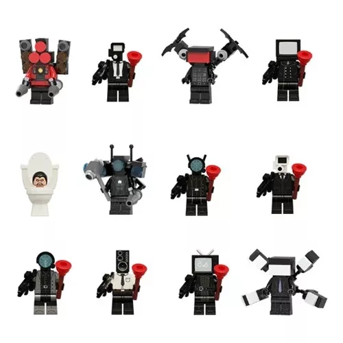 Skibidi Toilet Set De Lego 16 Personajes Para Armar