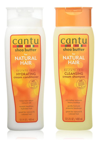 Manteiga De Karité Cantu Para Shampoo E Condicionador Duplo