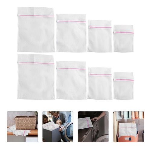 Bolsa De Viaje Para Colgar Ropa Sucia, 8 Unidades
