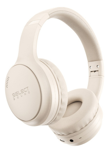 Audífono Inalámbricos Bluetooth Modelo Noise Select Sound Cancelacion De Ruido Bth056 Color Blanco