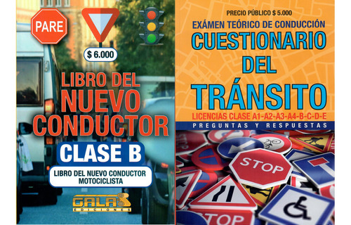 Libro Nuevo Conductor Clase B 2024 + Cuestionario Tránsito