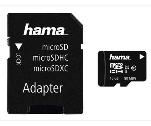 Hama - Micro Sd 16gb C10 + Adaptador Sd