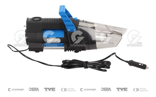 Imagen 3 de 8 de Para Mini Compresor Aspiradora 12v 180w Con Luz Portatil