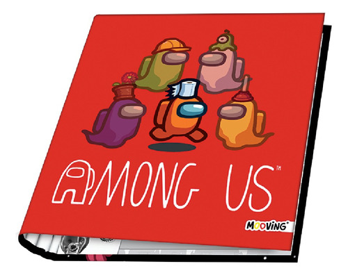 Among Us Carpeta N 3 Con 3 Ganchos Mooving Candos