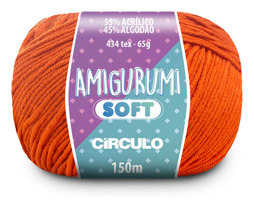 Fio Amigurumi Soft - Circulo Cor 4456-LARANJA