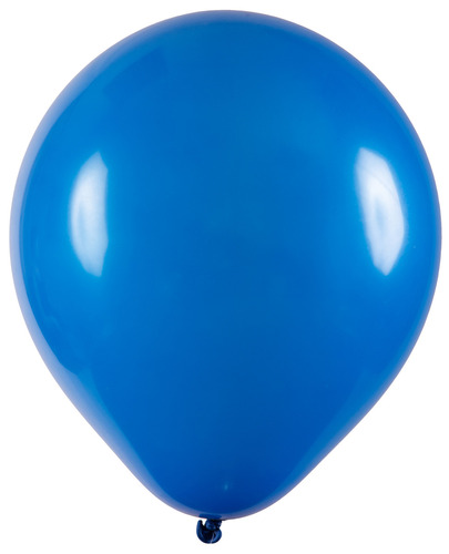 Balão Redondo 9 Diversas Cores 50 Unidades Art Latex Cor Azul