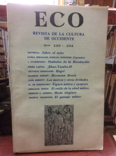 Revista Eco N° 133-134 - Hanna Arendt, Hermann Broch