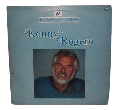 Kenny Rogers  El Amor Me Animo, Lp La Cueva Musical