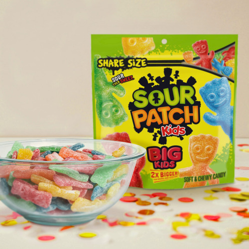 Caramelo Suave Y Gomoso Sour Patch Kids 340 Gramos Tamaño Co