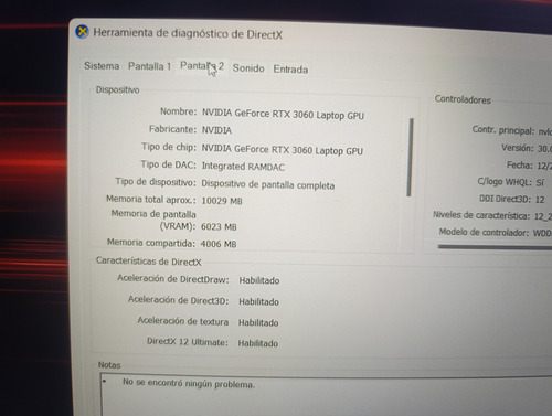 Laptop Msi Gf65 Negro (Usado)